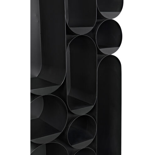Atomic Matte Black Bookcase