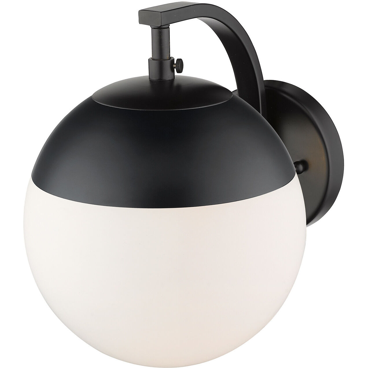 Dixon 1 Light 7.75 inch Matte Black Wall Sconce Wall Light, Damp