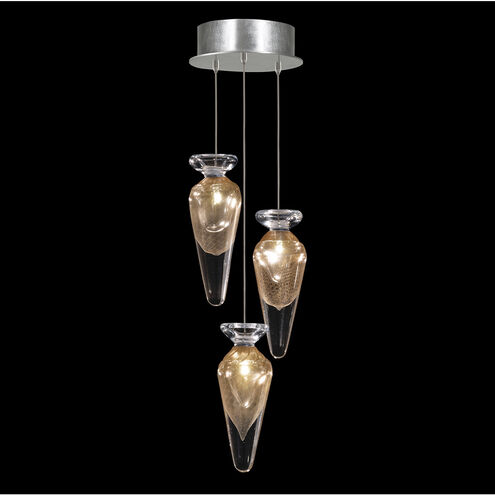 Essence 3 Light 8.5 inch Silver Pendant Ceiling Light