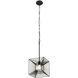 Arcade 1 Light 10 inch Carbon Pendant Ceiling Light