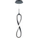 Marise LED 1 inch Black Mini-Pendant Ceiling Light, dweLED