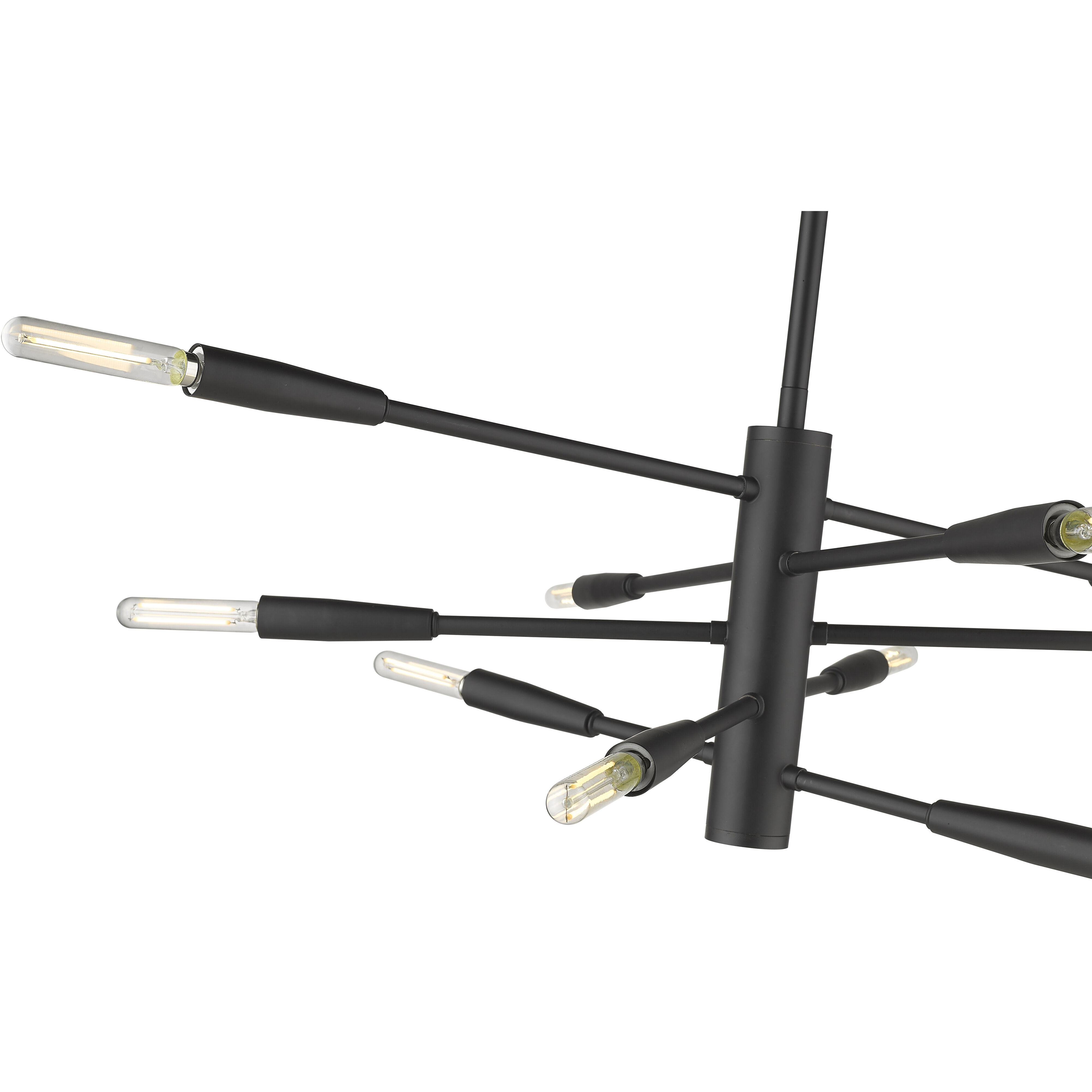 Ascension 10 Light 23.25 inch Matte Black Chandelier Ceiling Light