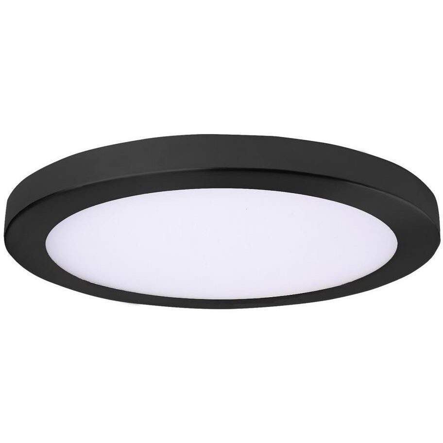 Trix LED 7 inch Black Flushmount Ceiling Light