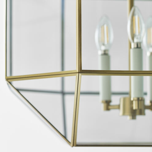 Suzanne Kasler Morrison 3 Light 18.5 inch Satin Brass Pendant Ceiling Light