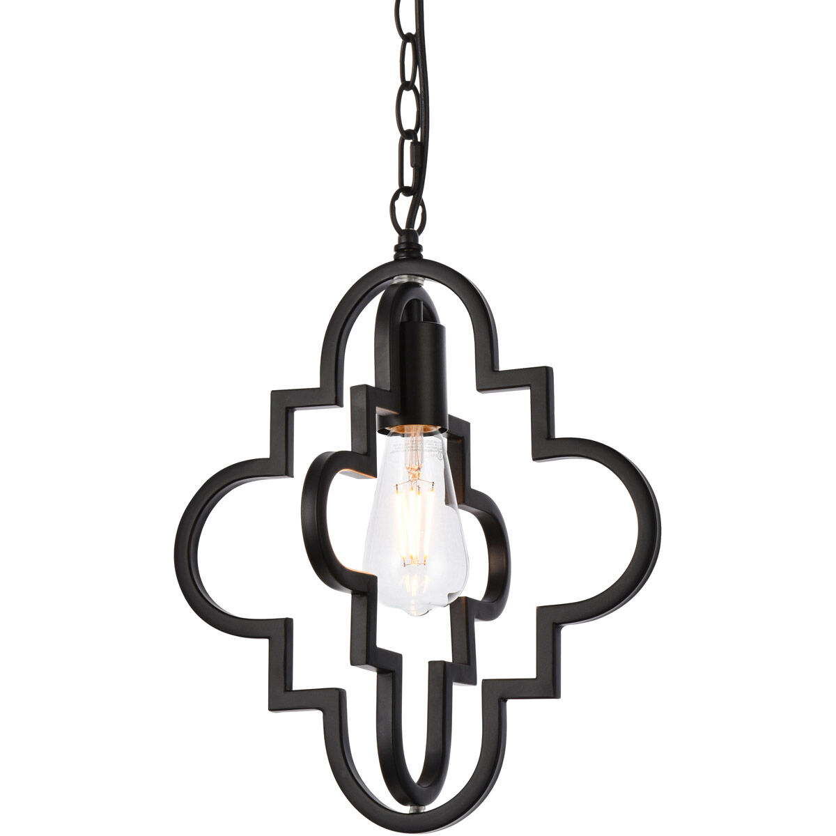 Sandara 1 Light 11 inch Black Pendant Ceiling Light
