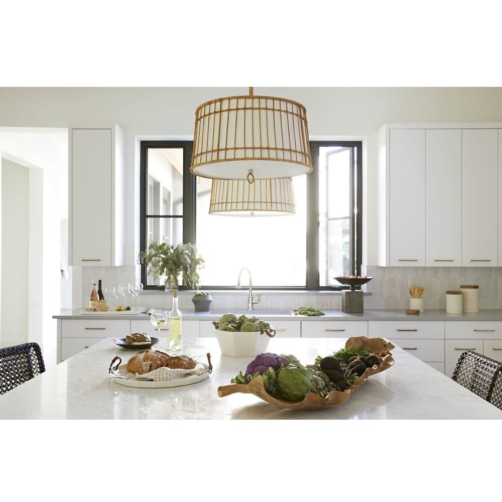 Sea Island 4 Light 18.5 inch Natural Pendant Ceiling Light