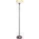 Alaris Orb 72 inch 100.00 watt Polished Nickel Torchiere Floor Lamp Portable Light