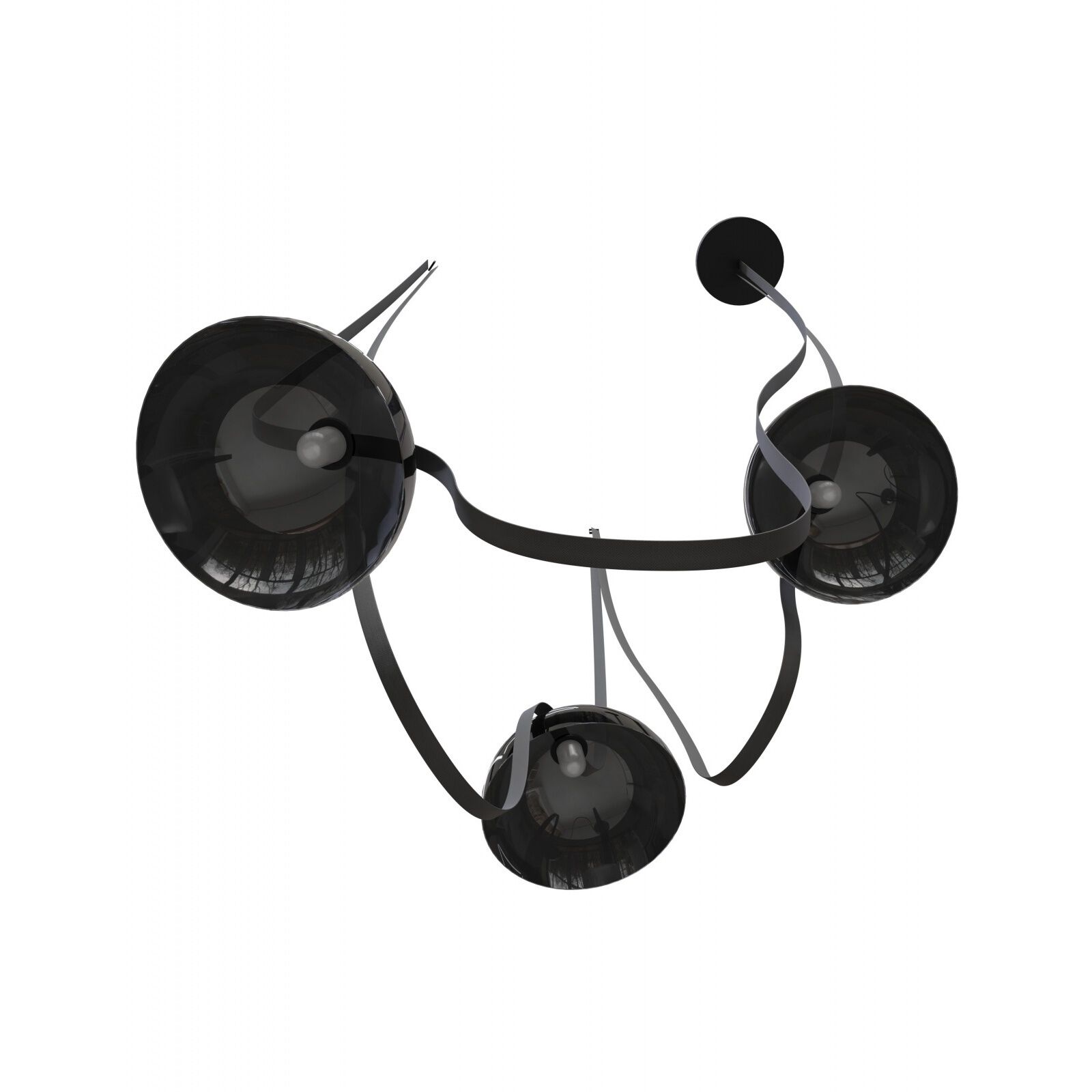 Fremont LED 8.5 inch Black Belt Chandelier Ceiling Light