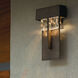 Shard LED 14.1 inch Coastal Dark Smoke Outdoor Sconce, Large