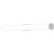 Procyon 36 inch Silver Bathroom Vanity Light Wall Light