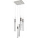 Canada 5 Light 14 inch Chrome Chandelier Ceiling Light