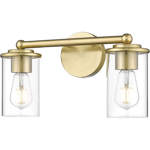 Thayer 2 Light 16 inch Luxe Gold Vanity Wall Light