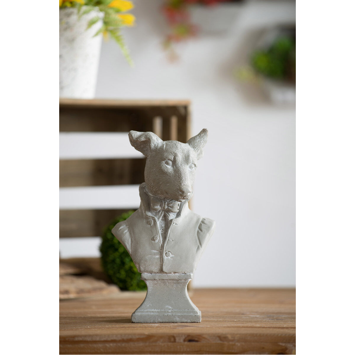 Garden Gray Outdoor Animal Figurines