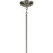 Shailene 1 Light Brushed Nickel Mini Pendant Ceiling Light in Clear