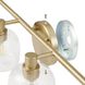Valentina 4 Light 30 inch Champagne Gold Vanity Light Wall Light