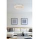 Bowen 1 Light 29.5 inch Chrome Flush Mount Ceiling Light