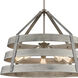 Brigantine 5 Light 24 inch Satin Nickel Chandelier Ceiling Light