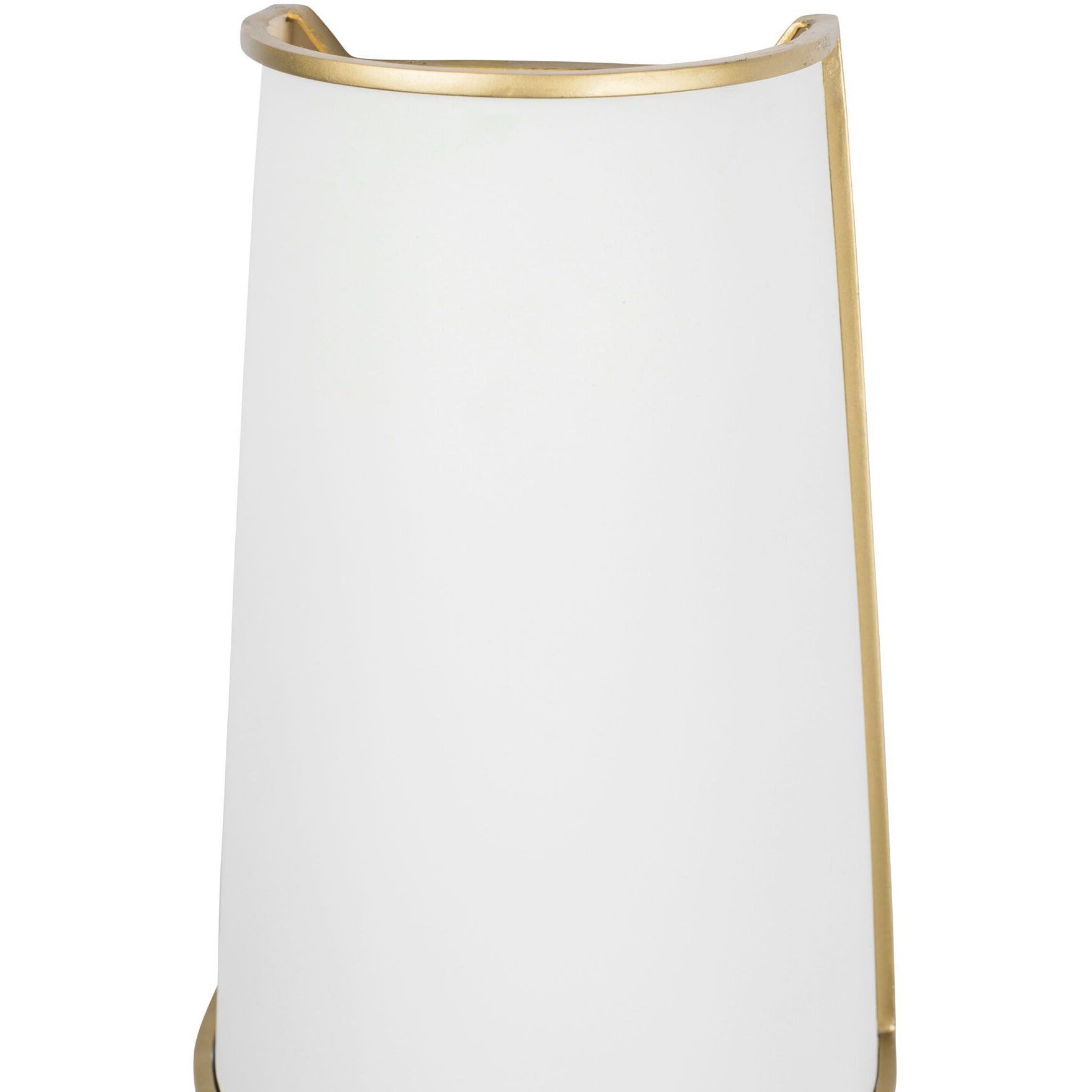 Coco Wall Sconce Wall Light in Matte White/French Gold