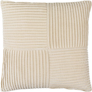 Conrad 20 X 20 inch Pearl/Ash/Natural/Khaki Accent Pillow