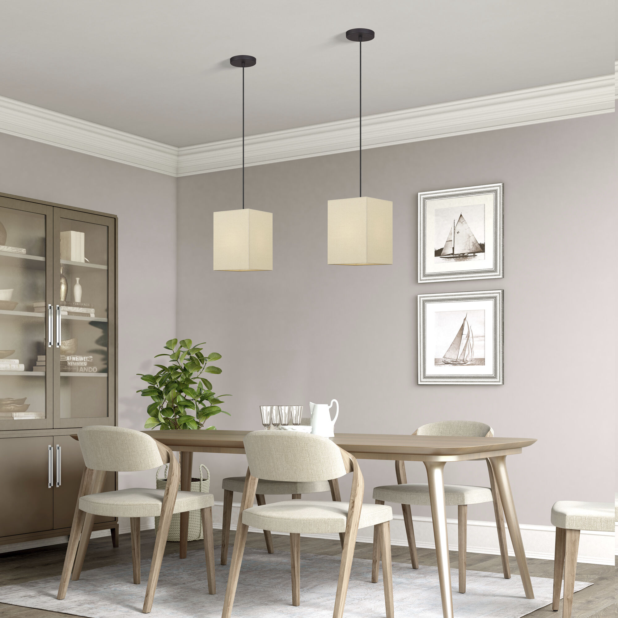 Summit 1 Light 8 inch Bronze Pendant Ceiling Light