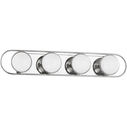 Amy 4 Light 16 inch Polished Nickel Bath and Vanity Wall Light