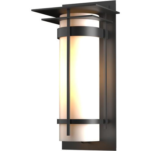 Banded 1 Light 20.3 inch Coastal Black Outdoor Sconce, Large