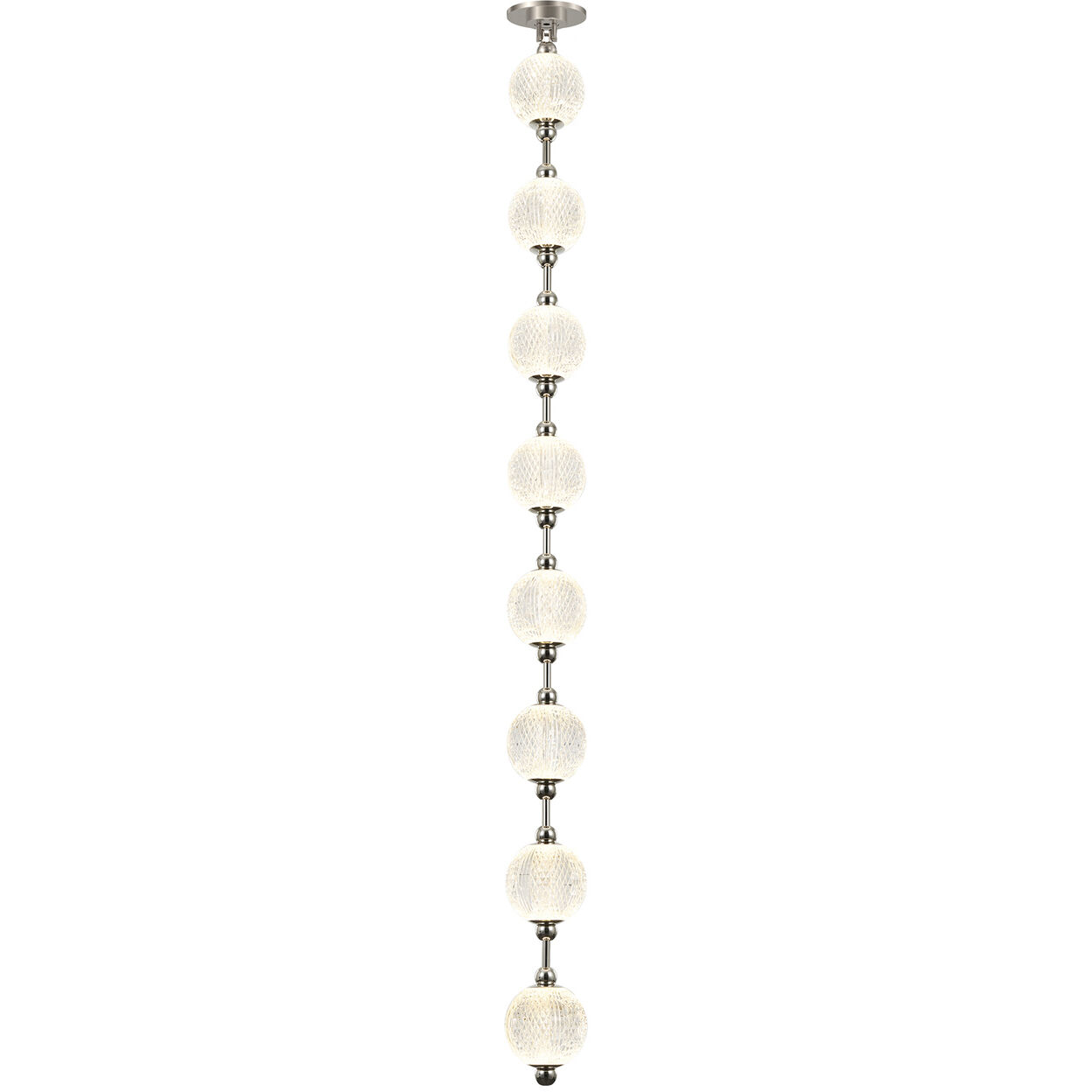 Marni LED 4.38 inch Polished Nickel Pendant Ceiling Light