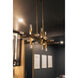 Francesca LED 40 inch Aged Brass Horizontal Chandelier Ceiling Light