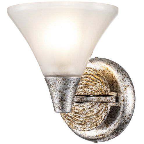 Lemoine 1 Light 7.5 inch Silver Leaf Bath Bar Wall Light