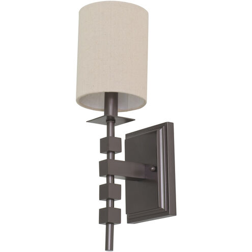 Lake Shore 1 Light 6 inch Mahogany Bronze Wall Lamp Wall Light