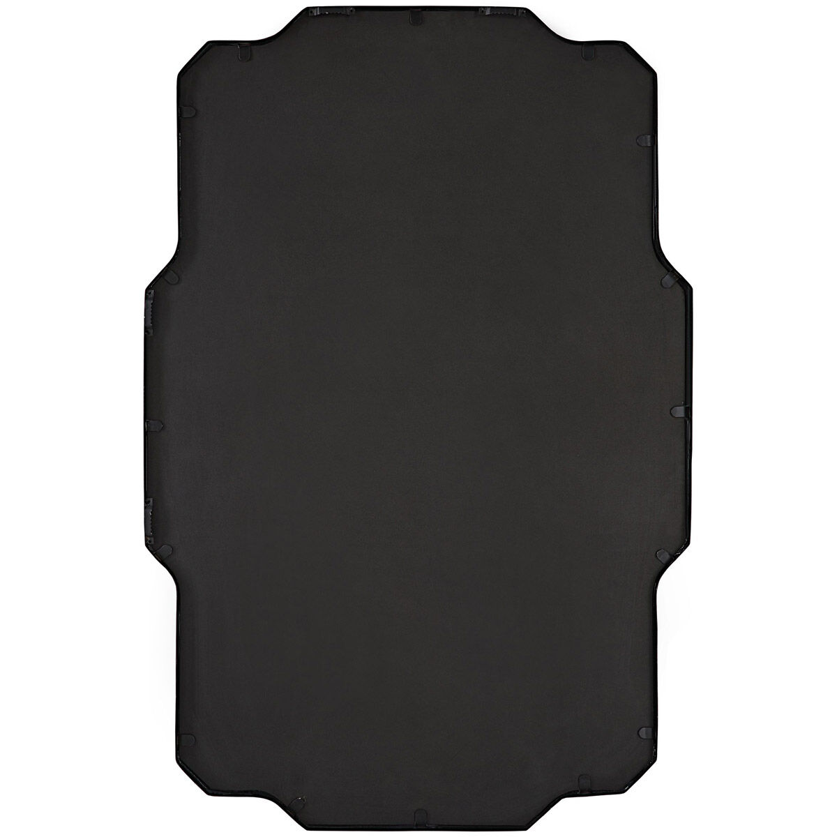 Casmus 36 X 24 inch Matte Black Wall Mirror