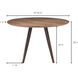 Dover 39 X 39 inch Brown Dining Table, Small