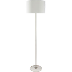 Becker 62.5 inch 100.00 watt White Floor Lamp Portable Light