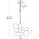 Dion LED 15.5 inch Oil Rubbed Bronze Pendant Ceiling Light
