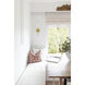 Olivia 1 Light 5 inch Aged Brass ADA Wall Sconce Wall Light