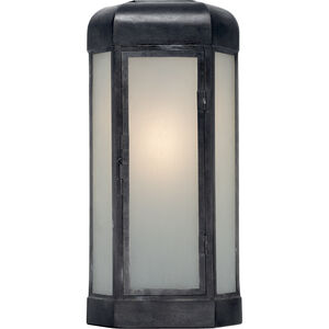 Chapman & Myers Dublin 1 Light 20 inch Aged Iron Outdoor Sconce, Large