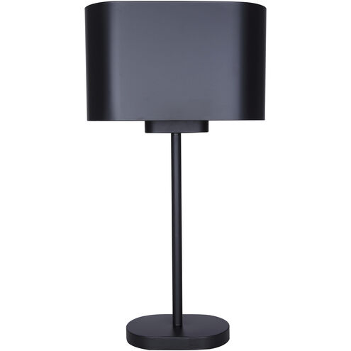 Kov 24 inch 60.00 watt Matte Black Table Lamp Portable Light