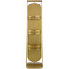 Full 78.7 X 18.1 inch Gold Mirror