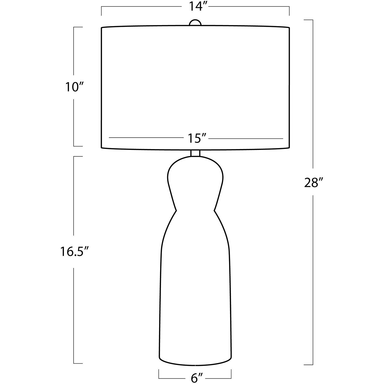 Indie 28 inch 150.00 watt Natural Stone Table Lamp Portable Light
