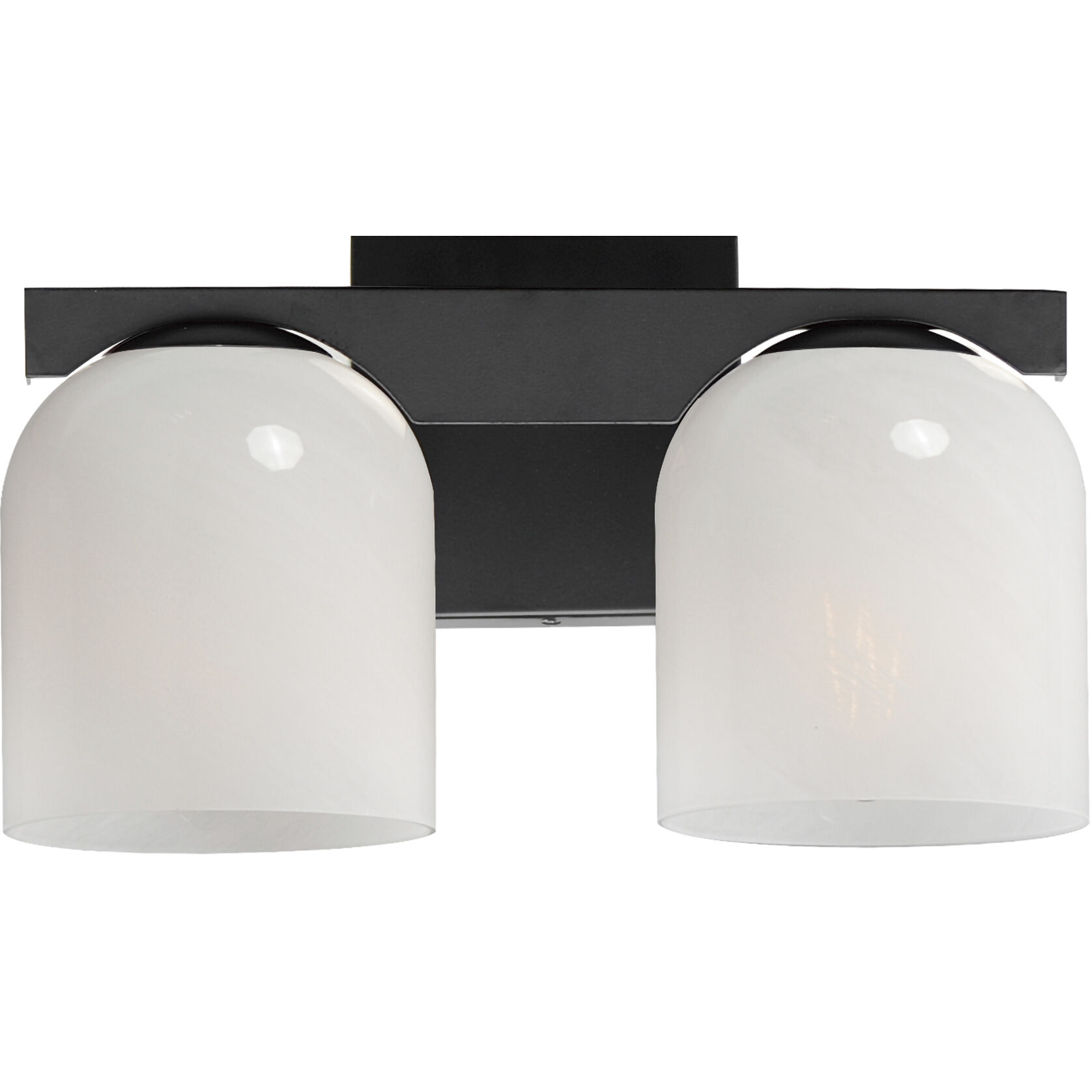 Scoop 2 Light 13.5 inch Black Bath Vanity Wall Light