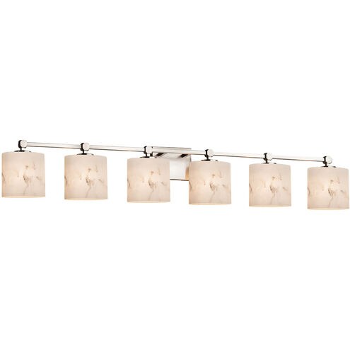 Lumenaria LED 51.5 inch Brushed Nickel Vanity Light Wall Light in 4200 Lm LED, Oval
