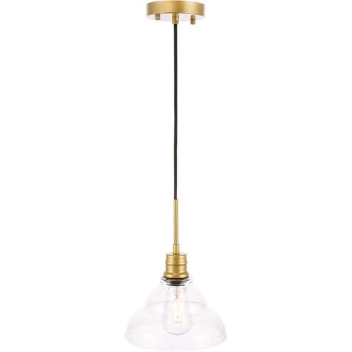 Millersville 1 Light 8.5 inch Brass Pendant Ceiling Light