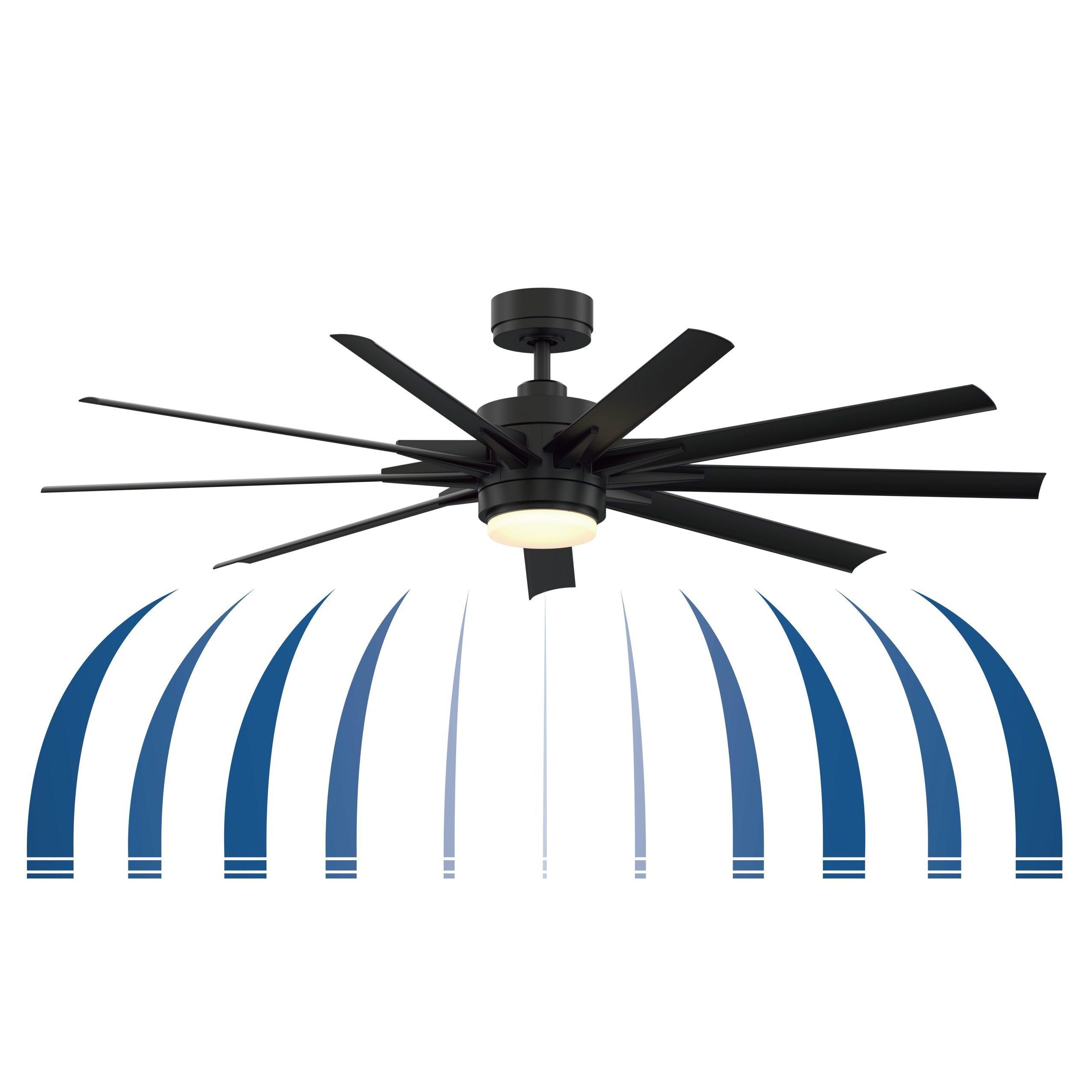 Odyn Custom Dark Bronze Fan Motor Only, Blades Sold Separately