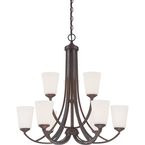 Overland Park 9 Light 30 inch Vintage Bronze Chandelier Ceiling Light