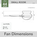 Dempsey 44 inch Matte Black with Matte Black/Dark Gray Oak Blades Ceiling Fan
