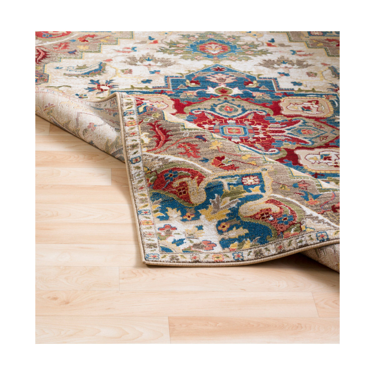 Hannibal 94 X 30 inch Navy/White/Khaki/Camel/Burnt Orange/Dark Red/Olive Rugs, Runner