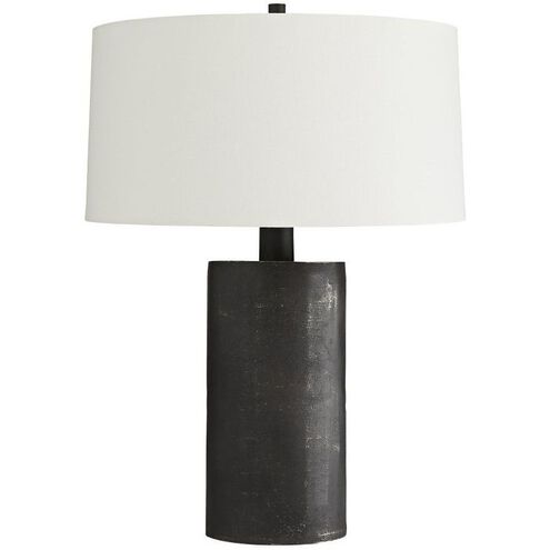 Prague 29.5 inch Blackened Table Lamp Portable Light