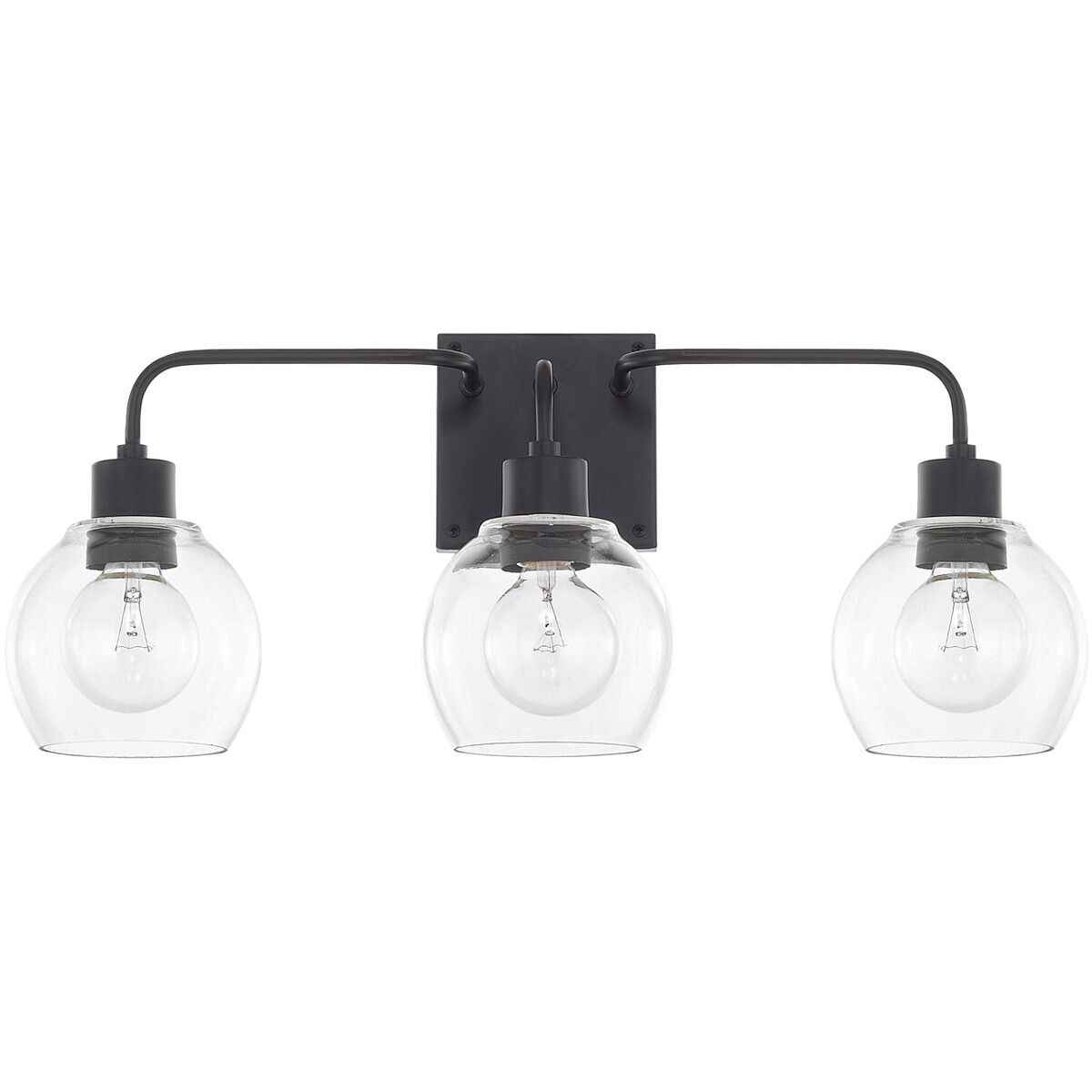 Tanner black store wall light