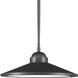 Ditchley 1 Light 18 inch Black Bronze/White Pendant Ceiling Light