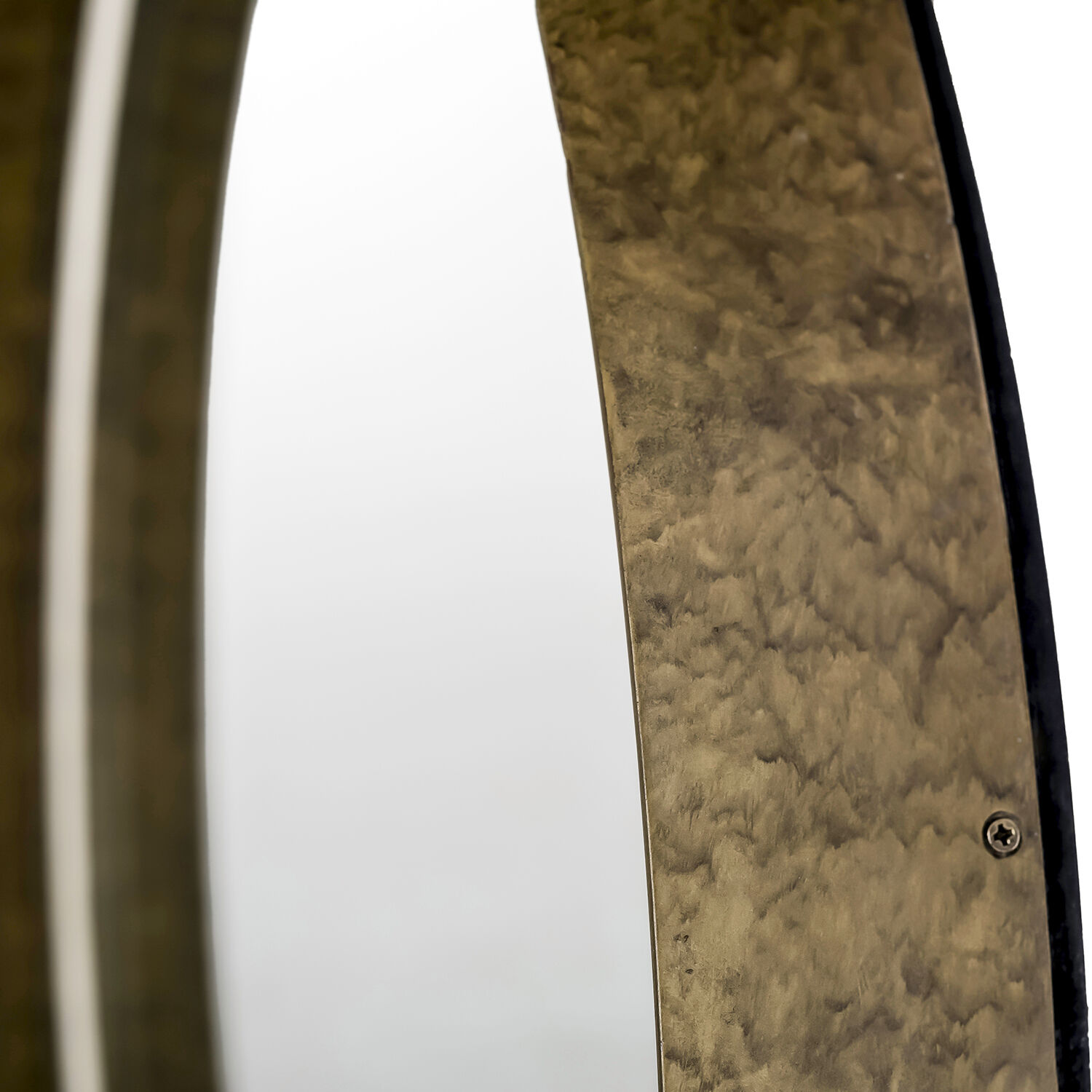 Fritz 36 X 36 inch Antique Brass Mirror